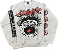 HELLSTAR RECORDS CREWNECK SWEATSHIRT (OVERSEAS EXCLUSIVE 2023) - Court Side Gear & More