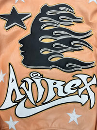 HELLSTAR AVIREX 50th Anniversary Collaboration Leather Jacket - Court Side Gear & More