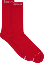 Supreme Hanes Socks (4 Pack) Red - Court Side Gear & More