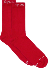 Supreme Hanes Socks (4 Pack) Red - Court Side Gear & More