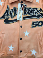 HELLSTAR AVIREX 50th Anniversary Collaboration Leather Jacket - Court Side Gear & More