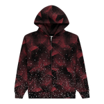 Sp5der Star Plaid Full Zip Hoodie