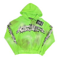 Hellstar Graffiti Hoodie Zip-Up - Court Side Gear & More