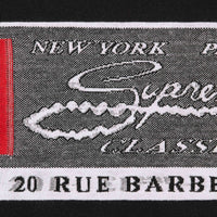 Supreme Intarsia Label S/S Top Red TAG - Court Side Gear & More