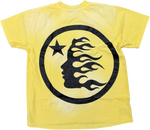 HELLSTAR Classic Glitter T-Shirt Yellow - Court Side Gear & More