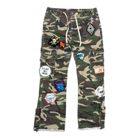 Godspeed Patchwork Camo Cargo Pants
