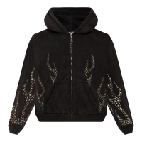 Hellstar Studded Zip-Up Hoodie