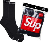 Supreme/Hanes Crew Socks 4 pack - Court Side Gear & More