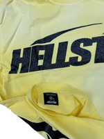 HELLSTAR Classic Glitter T-Shirt Yellow - Court Side Gear & More