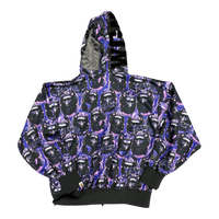BAPE Ape Head Graffiti Shark Full Zip Hoodie