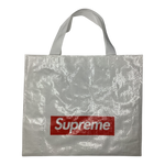SUPREME SMALL Reusable Shopping Tote Bag Woven Polypropylene - Court Side Gear & More