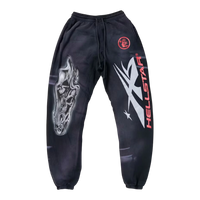 Hellstar Airbrushed Skull Sweatpants