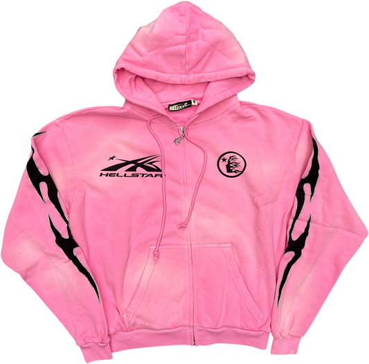 Hellstar Sports Flame Zip-Up - Court Side Gear & More