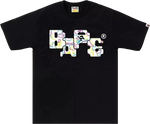 BAPE A Bathing Ape Neon Camo 8bit Logo Tee (Premium) - Court Side Gear & More