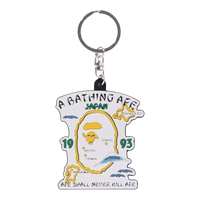 Bath A Bathing Ape Japan Rubber Keychain 1L22182018 - Court Side Gear & More