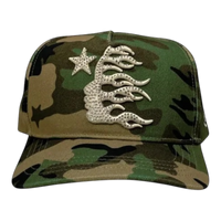 Hellstar Rhinestone Logo Snapback