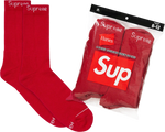 Supreme Hanes Socks (4 Pack) Red - Court Side Gear & More