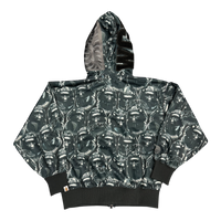 BAPE Ape Head Graffiti Shark Full Zip Hoodie