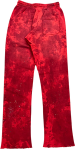 HELLSTAR SPORTS RED TYE-DYE SKULL SWEATPANTS - Court Side Gear & More