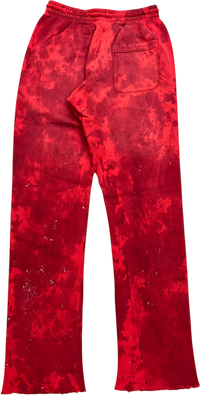 HELLSTAR SPORTS RED TYE-DYE SKULL SWEATPANTS - Court Side Gear & More