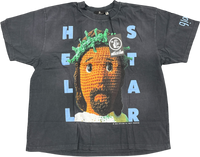HELLSTAR CROCHET JESUS T-Shirt - Court Side Gear & More