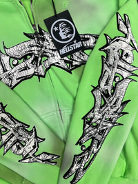 Hellstar Graffiti Hoodie Zip-Up - Court Side Gear & More