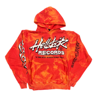 HELLSTAR RECORDS LAVA WASH HOODIE - Court Side Gear & More