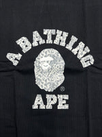 BAPE Wild Leopard Pattern College T-Shirt