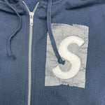Supreme S Logo Zip Up Hoodie