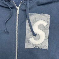 Supreme S Logo Zip Up Hoodie