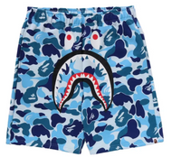 BAPE ABC CAMO SHARK SWEAT SHORTS