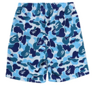 BAPE ABC CAMO SHARK SWEAT SHORTS
