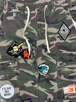 Godspeed Patchwork Camo Cargo Pants