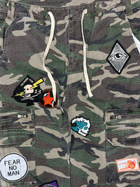 Godspeed Patchwork Camo Cargo Pants