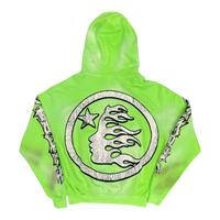 Hellstar Graffiti Hoodie Zip-Up - Court Side Gear & More
