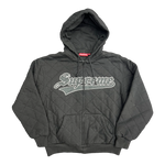 Supreme Quilted Zip Up Hoodie