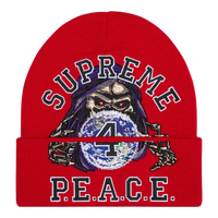 Supreme Peace Beanie Red - Court Side Gear & More