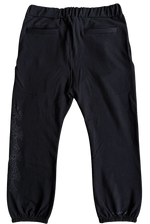 Chrome Hearts Black Tonal Miami Exclusive Logo Sweatpants
