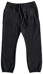 Chrome Hearts Black Tonal Miami Exclusive Logo Sweatpants