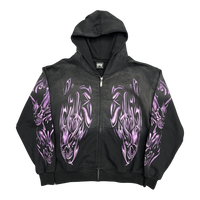Revenge Airbrushed Reaper Hoodie