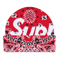 Supreme Bandana Big Logo Beanie - Court Side Gear & More