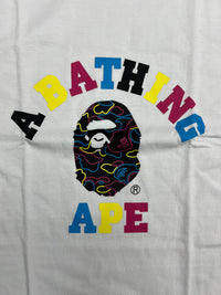 BAPE Neon Camo College T-Shirt