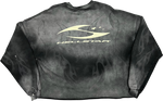 Hellstar Burned Tribal Oversize Crewneck - Court Side Gear & More