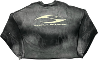 Hellstar Burned Tribal Oversize Crewneck - Court Side Gear & More