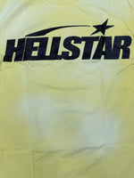 HELLSTAR Classic Glitter T-Shirt Yellow - Court Side Gear & More