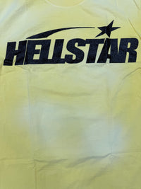 HELLSTAR Classic Glitter T-Shirt Yellow - Court Side Gear & More