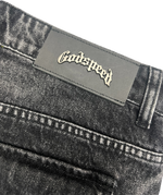 Godspeed Octagon Cargo Denim Shorts (Black) - Court Side Gear & More