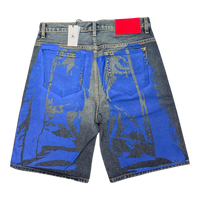 Sp5der Indigo Beluga Shorts