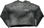 Hellstar Burned Tribal Oversize Crewneck - Court Side Gear & More