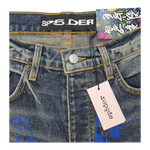 Sp5der Indigo Beluga Shorts
